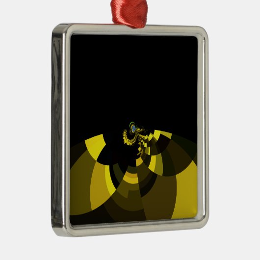 Ornement Métallique Jet Black et Gold Vector Art Design graphique (Droite)