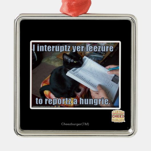 Ornement Métallique J'interromps YER Leezure (Devant)