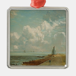 Ornement Métallique John Constable  Harwich, The Low Lighthouse and B