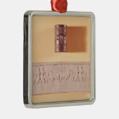 Ornement Métallique Joint et impression de cylindre d'Akkadian (Droite)