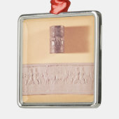 Ornement Métallique Joint et impression de cylindre d'Akkadian (Gauche)