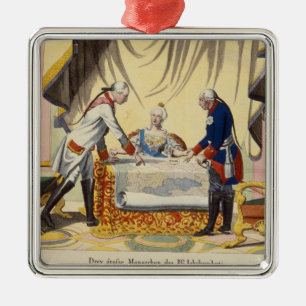 Ornement Métallique Joseph II, Catherine The Great et Frederick II