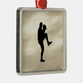 Ornement Métallique Joueur de base-ball (Droite)