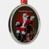 ORNEMENT MÉTALLIQUE JOYEUX ANNIVERSAIRE JÉSUS (Droite)