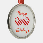 Ornement Métallique Joyeux Stachemus ! (Droite)