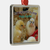 Ornement Métallique Juste accrocher avec mes Peeps (Droite)