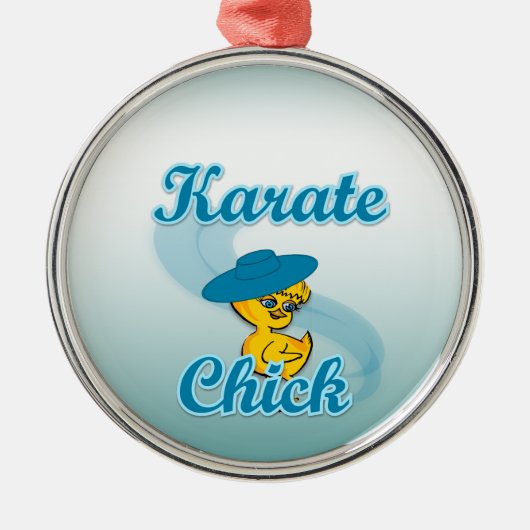 Ornement Métallique Karate Chick #3 (Devant)