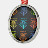 Ornement Métallique Kenya Hakuna Matata (Gauche)