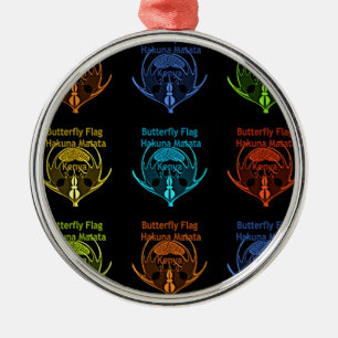 Ornement Métallique Kenya Hakuna Matata