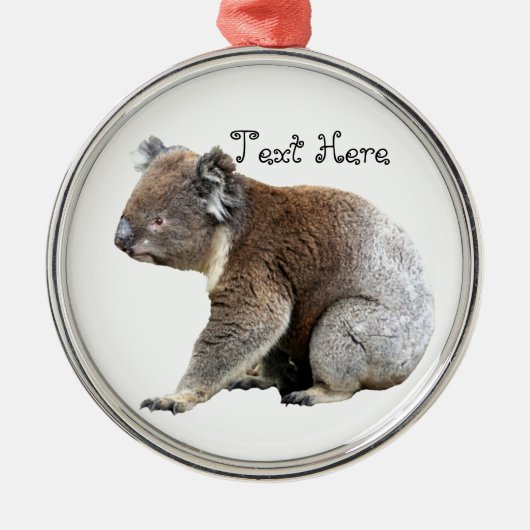 Ornement Métallique Koala (Devant)