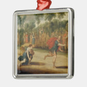 Ornement Métallique La course d'Atalanta et de Hippomenes (huile sur (Gauche)