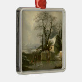 Ornement Métallique La course gelée de moulin (Droite)