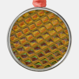 Ornement Métallique La gaufre