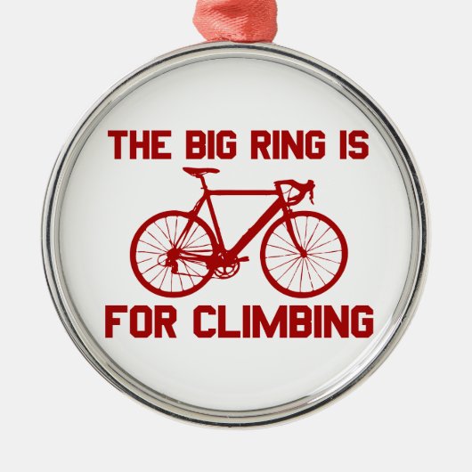 Ornement Métallique La Grande Bague Est Pour L'Escalade (Devant)