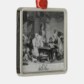 Ornement Métallique La lecture de la bible (Droite)