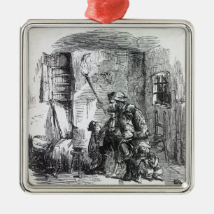 Ornement Métallique La maison du Rick-Brûleur, illustration de