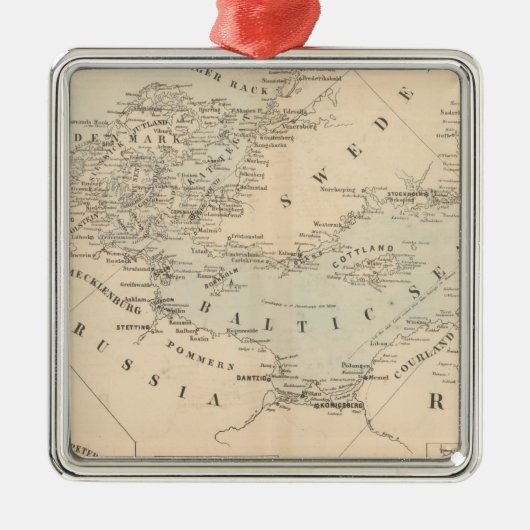 Ornement Métallique La mer baltique (Devant)