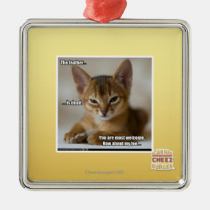 Ornement Métallique La plume est morte