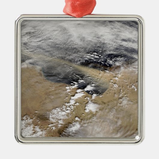 Ornement Métallique La poussière souffle au large des côtes libyennes (Devant)