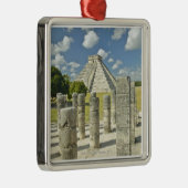 Ornement Métallique La pyramide de Kukulkan (Droite)