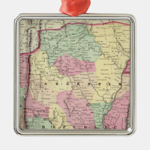 Ornement Métallique La république d'Argentine, piment, l'Uruguay et l