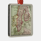 Ornement Métallique La Scandinavie, Suède, Danemark (Droite)