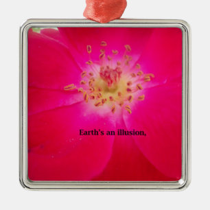 Ornement Métallique La Terre est une illusion