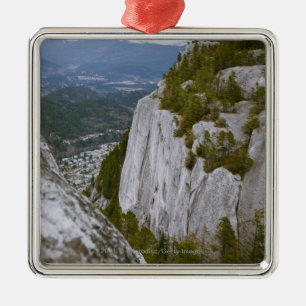 Ornement Métallique La vue "en chef" d'Arial dans Squamish