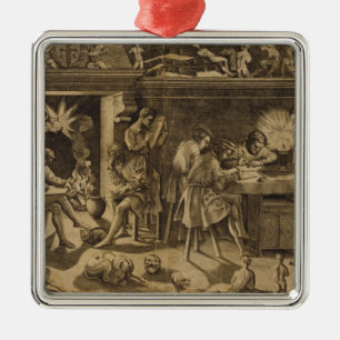 Ornement Métallique L'académie de Baccio Bandinelli, 1547
