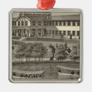 Ornement Métallique Lake House, Spring Lake, NJ