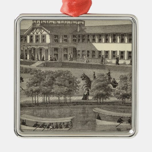 Ornement Métallique Lake House, Spring Lake, NJ (Devant)