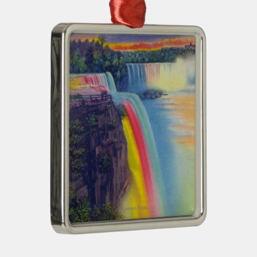 Ornement Métallique L'Américain et le fer à cheval tombe au crépuscule (Droite)