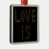 Ornement Métallique L'amour est (Droite)