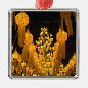 Ornement Métallique Lanterne pour la fête de Loi Krathong.