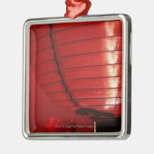 Ornement Métallique Lanternes chinoises rouges (Gauche)