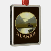 Ornement Métallique L'après-midi Moose (Droite)