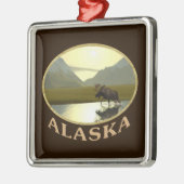 Ornement Métallique L'après-midi Moose (Gauche)