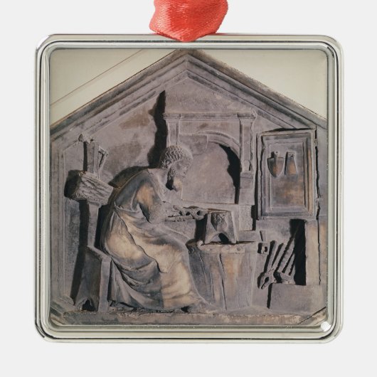 Ornement Métallique L'art de la pièce forgéee, décoratif hexagonal (Devant)