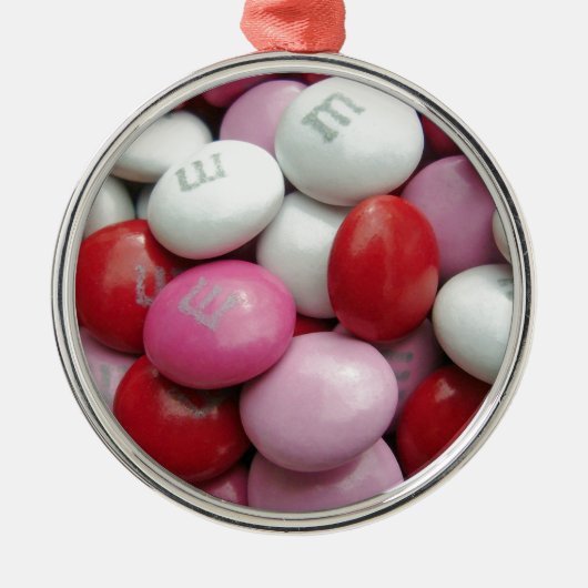 Ornement Métallique Le bonbon de Saint-Valentin (Devant)