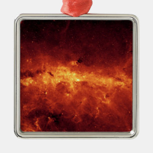 Ornement Métallique Le centre de manière laiteuse embrasé avec la