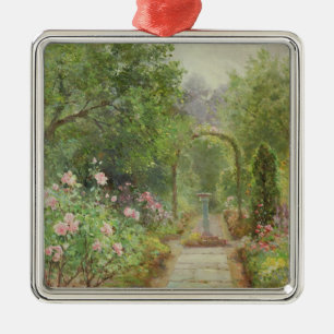 Ornement Métallique Le chemin de jardin