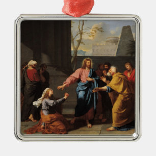 Ornement Métallique Le Christ et la femme cananéenne, 1783-84