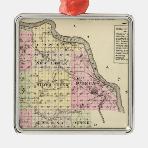 Ornement Métallique Le comté de Dixon, Nébraska
