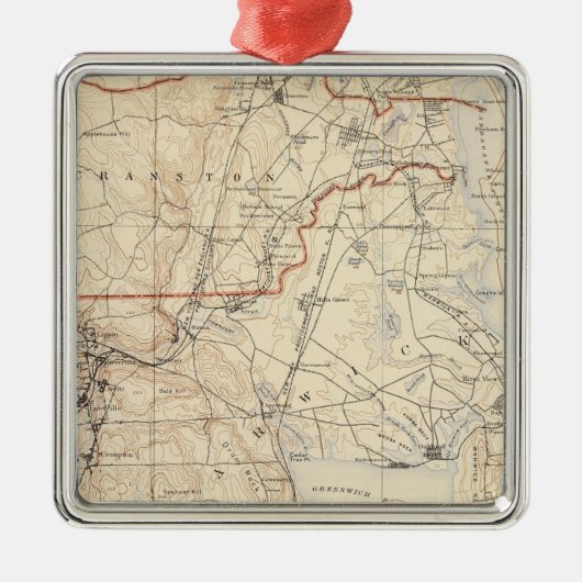 Ornement Métallique Le comté de Kent, Île de Rhode (Devant)