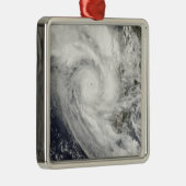 Ornement Métallique Le cyclone tropical Fanele sur Madagascar (Droite)