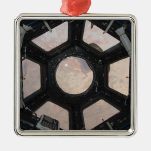 Ornement Métallique Le désert du Sahara visible par les fenêtres