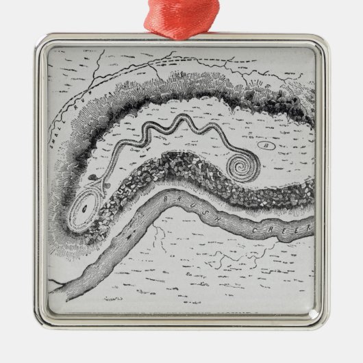 Ornement Métallique Le grand monticule de serpent (Devant)