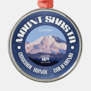 Ornement Métallique Le mont Shasta
