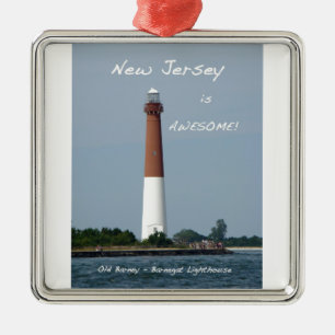 Ornement Métallique Le New Jersey est génial - Phare de Barnegat