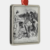 Ornement Métallique Le père la Tamise présente sa progéniture (Droite)